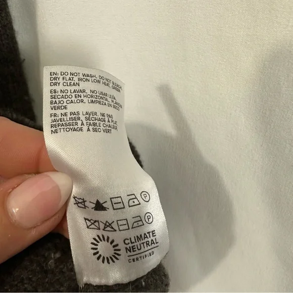 Reformation Mer 100% Merino Wool Knit Sweater in Cocoa Brown - Picture 12 of 12